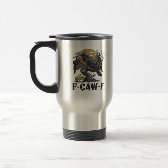 Caneca Térmica F-Caw-F Design Minimalista Clássico (Esquerda)