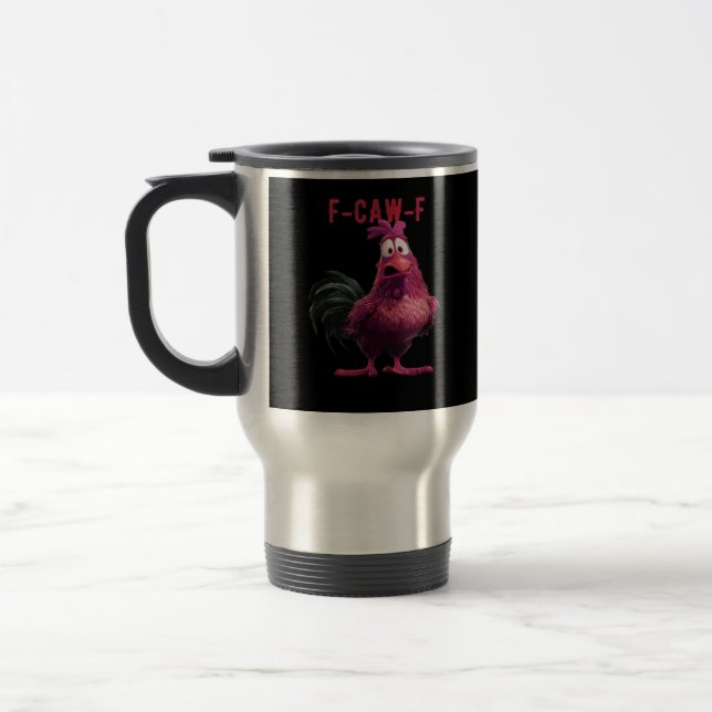 Caneca Térmica F-Caw-F-Frango Estético Essencial Único (Esquerda)