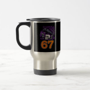 Caneca Térmica F-Caw-F Frango Halloween Clássico Divertido Modern
