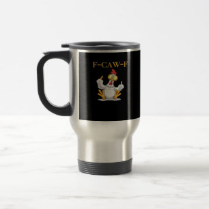 Caneca Térmica F-Caw-F Galinha Engraçada Clássico Retro