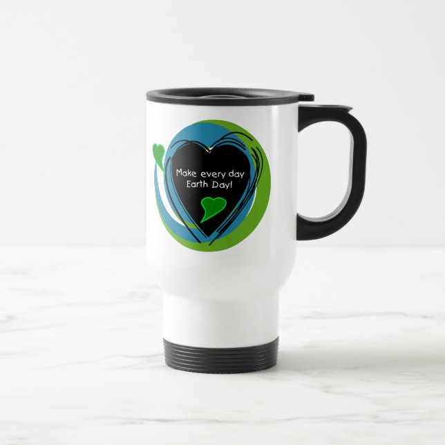 Caneca Térmica Faça cada Dia da Terra do dia (Direita)