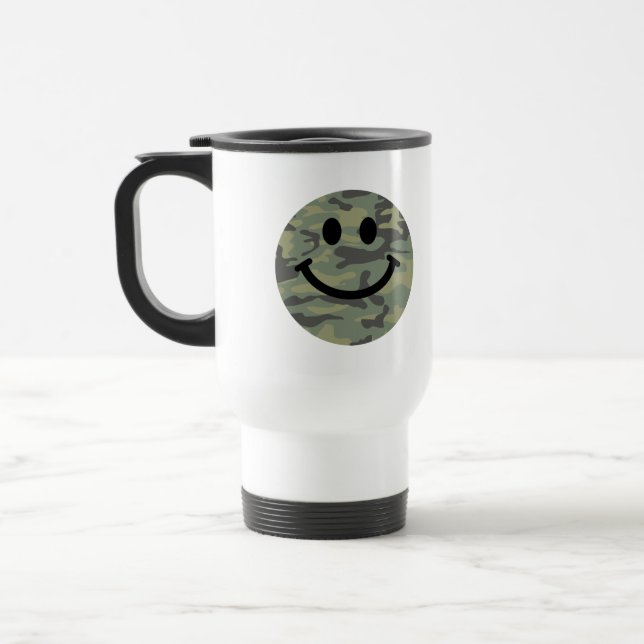 Caneca Térmica Face Verde Camo (Esquerda)