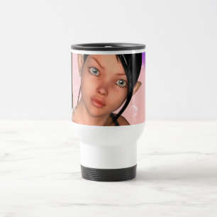 Caneca Térmica Fada sob Arco-íris