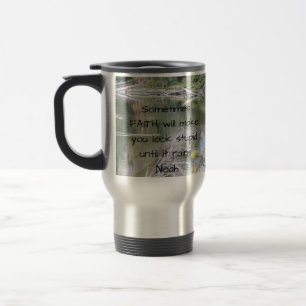 Caneca Térmica Faith Inspirational Humor Cote Bíblia Christian