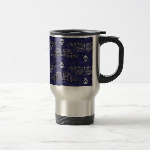 Caneca Térmica Falln Deathshead Moth and Skulls