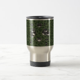 Caneca Térmica Família Raccoon em Bush