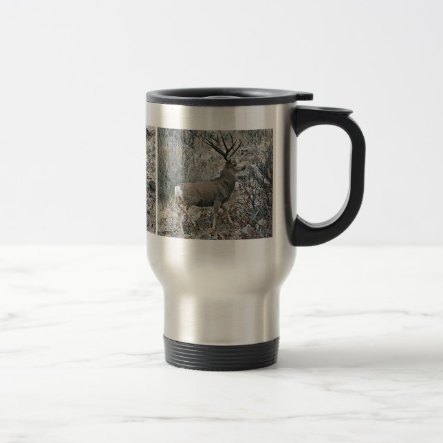 Caneca Térmica Fanfarrão dos cervos de mula do monstro (Direita)