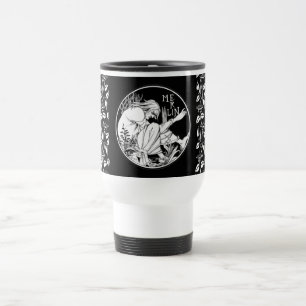 Caneca Térmica Fantasia Merlin Art Nouveau