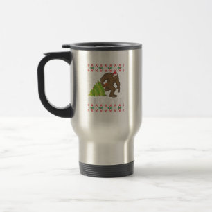 Caneca Térmica FANTASIA Natal Acredita Na Árvore Bigfoot Sasquatc