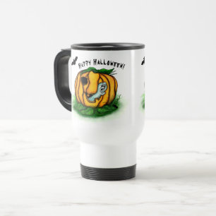 Caneca Térmica Fantasma do Halloween, Bat, Ghost e Spider