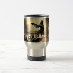Caneca Térmica Fantasmas Femininas Negras no Inferno - Halloween
