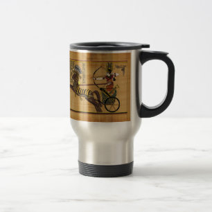 Caneca Térmica Faraó egípcio Ramesses II & Chariot em Kadesh