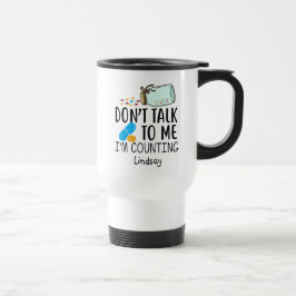 Caneca Térmica Farmacêutico Engraçado Personalizado/Técnico