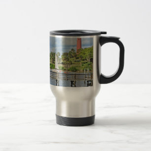 Caneca Térmica Farol da entrada de Jupiter