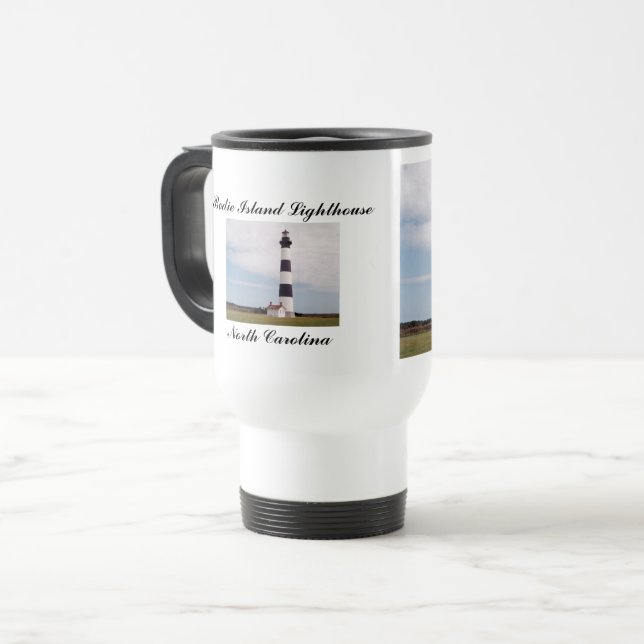 Caneca Térmica Farol de Bodie Island (Frente Esquerda)