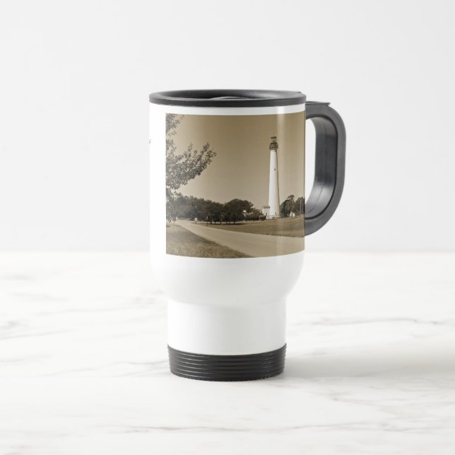 Caneca Térmica Farol de Cape May (Frente Esquerda)