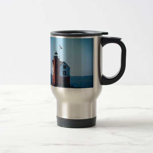 Caneca Térmica Farol redondo da ilha (Direita)