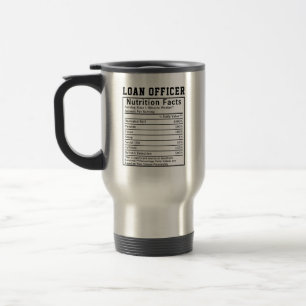 Caneca Térmica Fatos Nutricionais de Oficial de Empréstimo Engraç