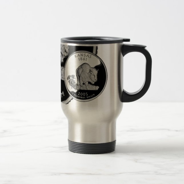 Caneca Térmica Faux Kansas State Quarter (Direita)
