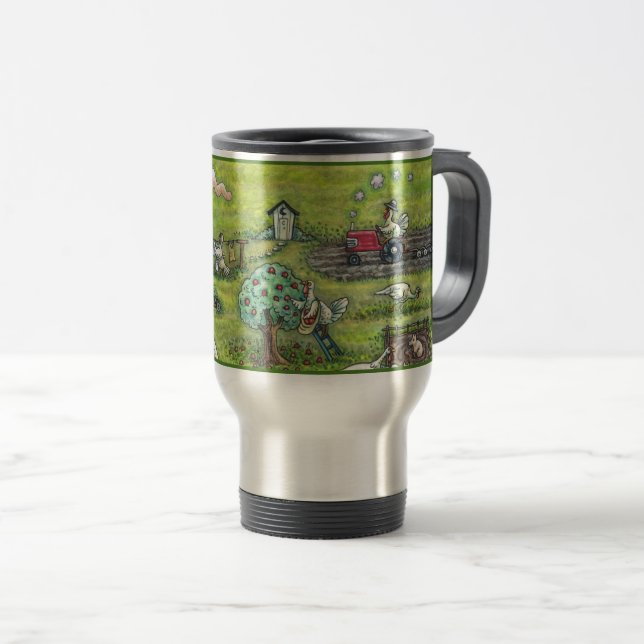CANECA TÉRMICA FAZENDA TURQUIA AGRADECENDO A VIAGEM DE MUG (Frente Esquerda)