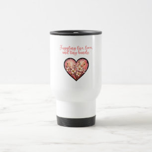 Caneca Térmica Fazendo Malabarismo Vida Amor Mãos Pequenas Mãe En