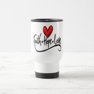 Caneca Térmica Fé, esperança, amor