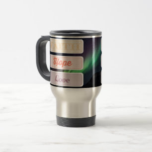 Caneca Térmica Fé, Esperança, amor