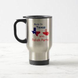 Caneca Térmica Feito No Texas Com Peças Poloneses