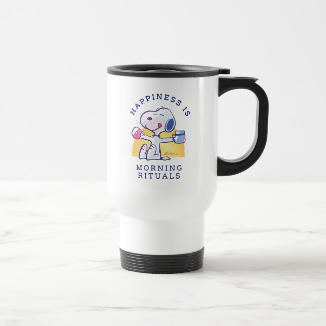 Caneca Térmica Felicidade é Rituais da Manhã (Direita)