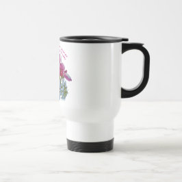 Caneca Térmica Feliz Aniversário à minha esposa