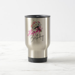 Caneca Térmica Feliz Aniversário Elegante