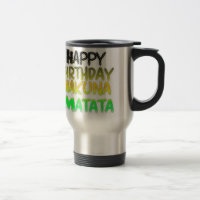 Feliz Aniversário Gelado Hakuna Matata eco Inspira