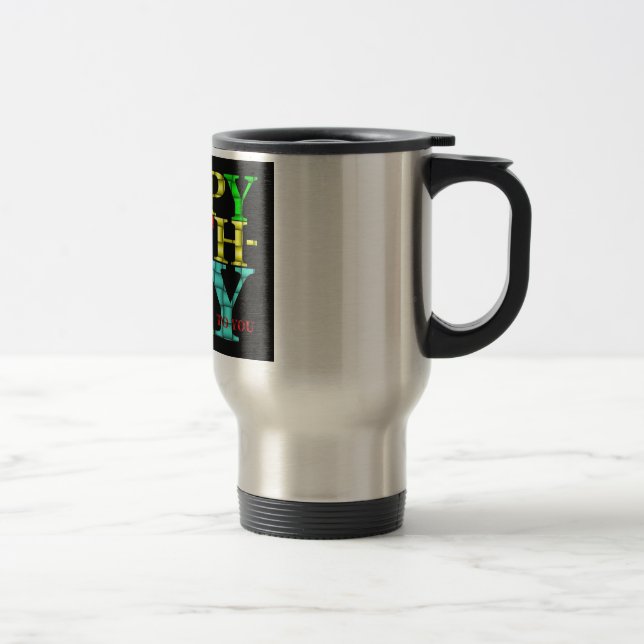 Caneca Térmica Feliz Aniversário Mug (Direita)
