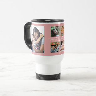 Caneca Térmica Feliz Aniversário Personalizado Vovó 6 Colagem de 