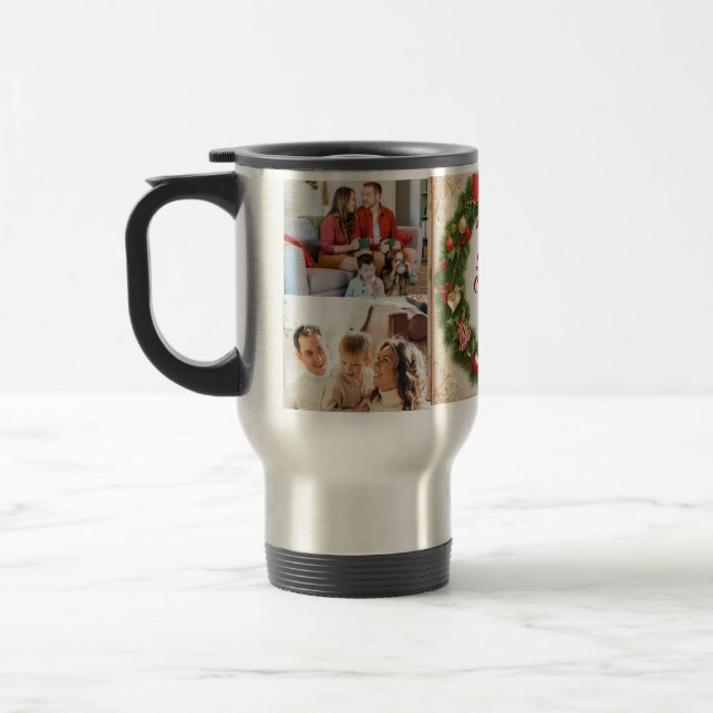 Caneca Térmica feliz ano novo Feliz de Natal 4 (Esquerda)