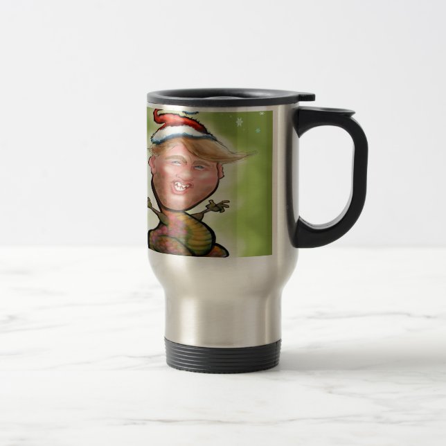 Caneca Térmica Feliz de Natal Trumpy (Direita)