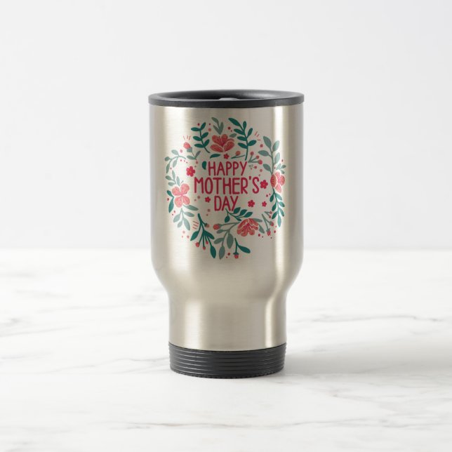 CANECA TÉRMICA FELIZ DIA DAS MÃES (Centro)