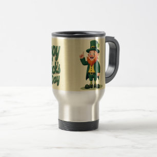 Caneca Térmica Feliz Dia de São Patrício Leprechaun Fofo