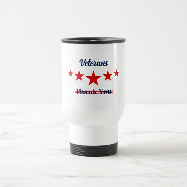 Caneca Térmica Feliz Dia dos Veteranos (Centro)