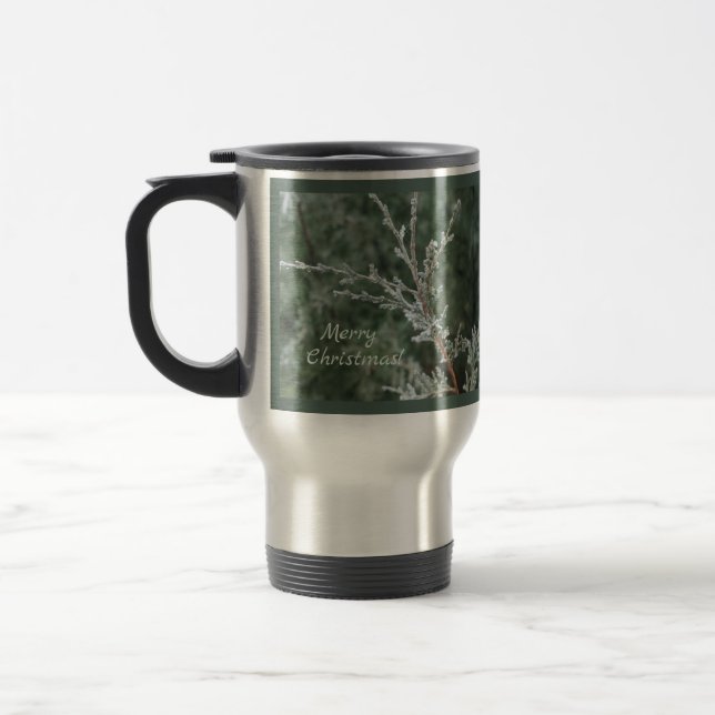 Caneca Térmica Feliz Filial Evergreen Feliz Natal (Esquerda)