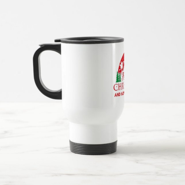 Caneca Térmica Feliz Natal (Esquerda)