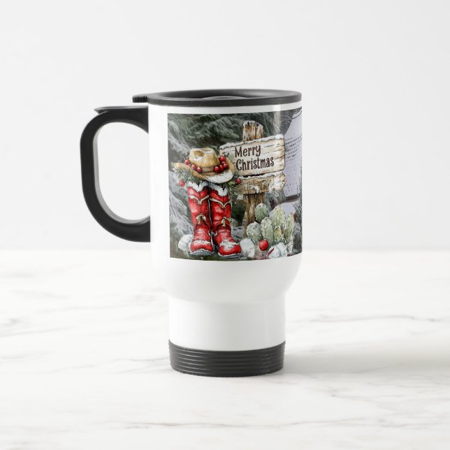 Caneca Térmica Feliz Natal (Esquerda)