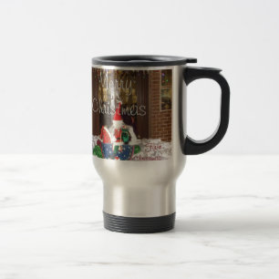 Caneca Térmica Feliz Natal Férias Longe da Coleção Doméstica