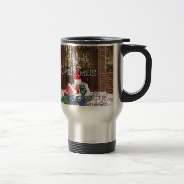 Caneca Térmica Feliz Natal Férias Longe da Coleção Doméstica (Direita)