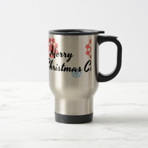 Caneca Térmica Feliz Natal. Roupa para homens e mulheres. T-shir