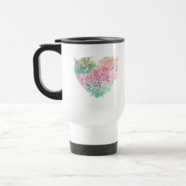 Caneca Térmica Feliz Por Ser Meu Coração Floral