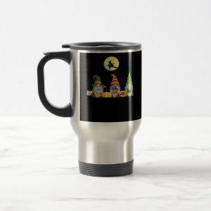 Caneca Térmica Feliz Queda Todos Os Gnomos do Dia das Bruxas É Qu