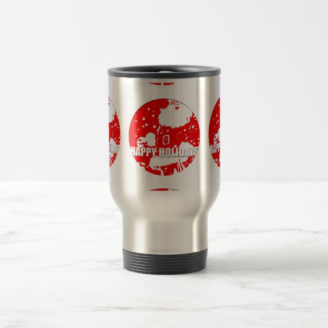 Caneca Térmica Felizes Férias - Papai Noel - (Centro)