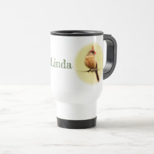 Caneca Térmica Female Cardinal Songbird