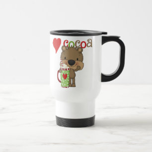 Caneca Térmica Feriado do amor do cacau do urso